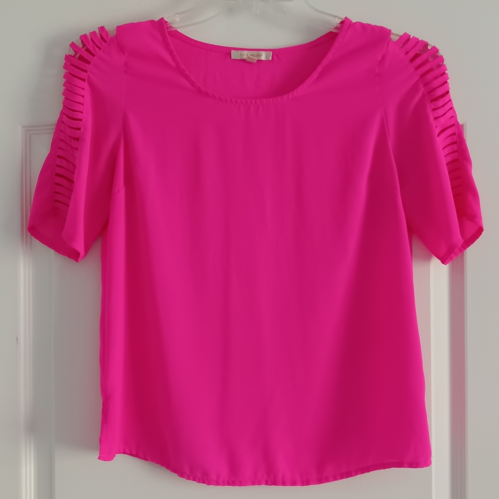 "Skies Are Blue"  Pink Blouse